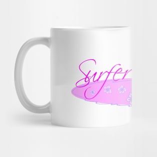 Surfer Girls Hibiscus Style Mug